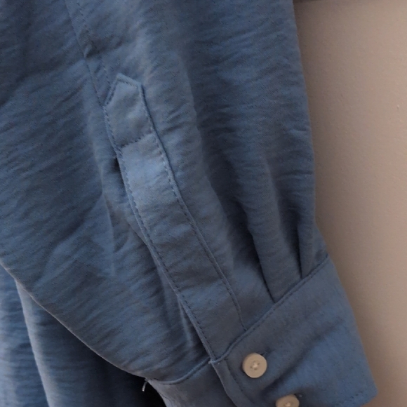 Tommy Hilfiger Blue Button-Up Shirt - Picture 10 of 13